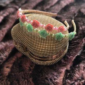 3 for 15 Dollars Light Green Rose Headband